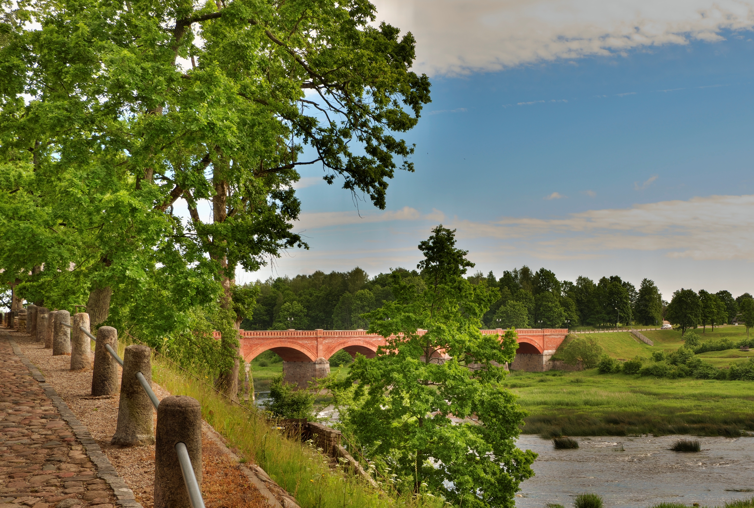 The third longest brick bridge in Europe 